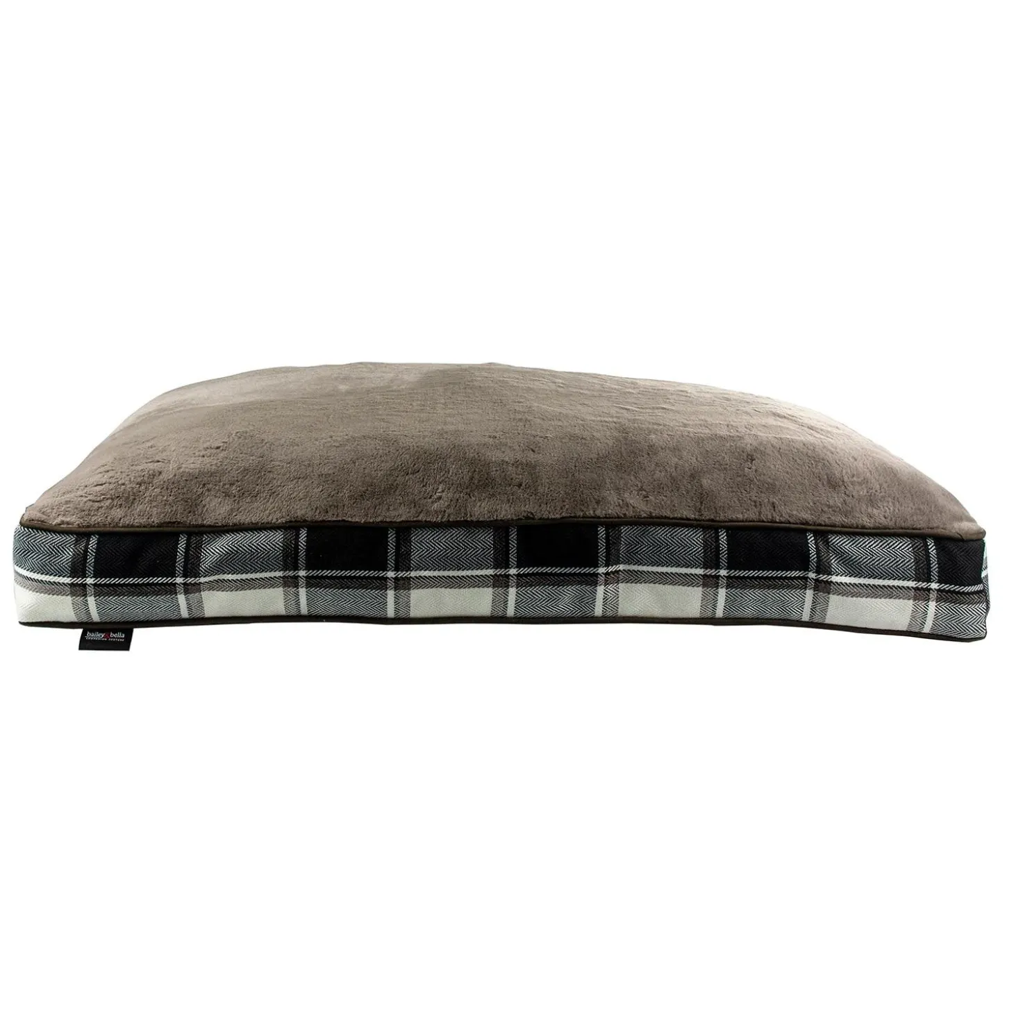 Plaid Mattress Bed