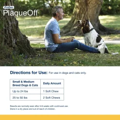 PlaqueOff Small-Medium Dog & Cat Soft Chews