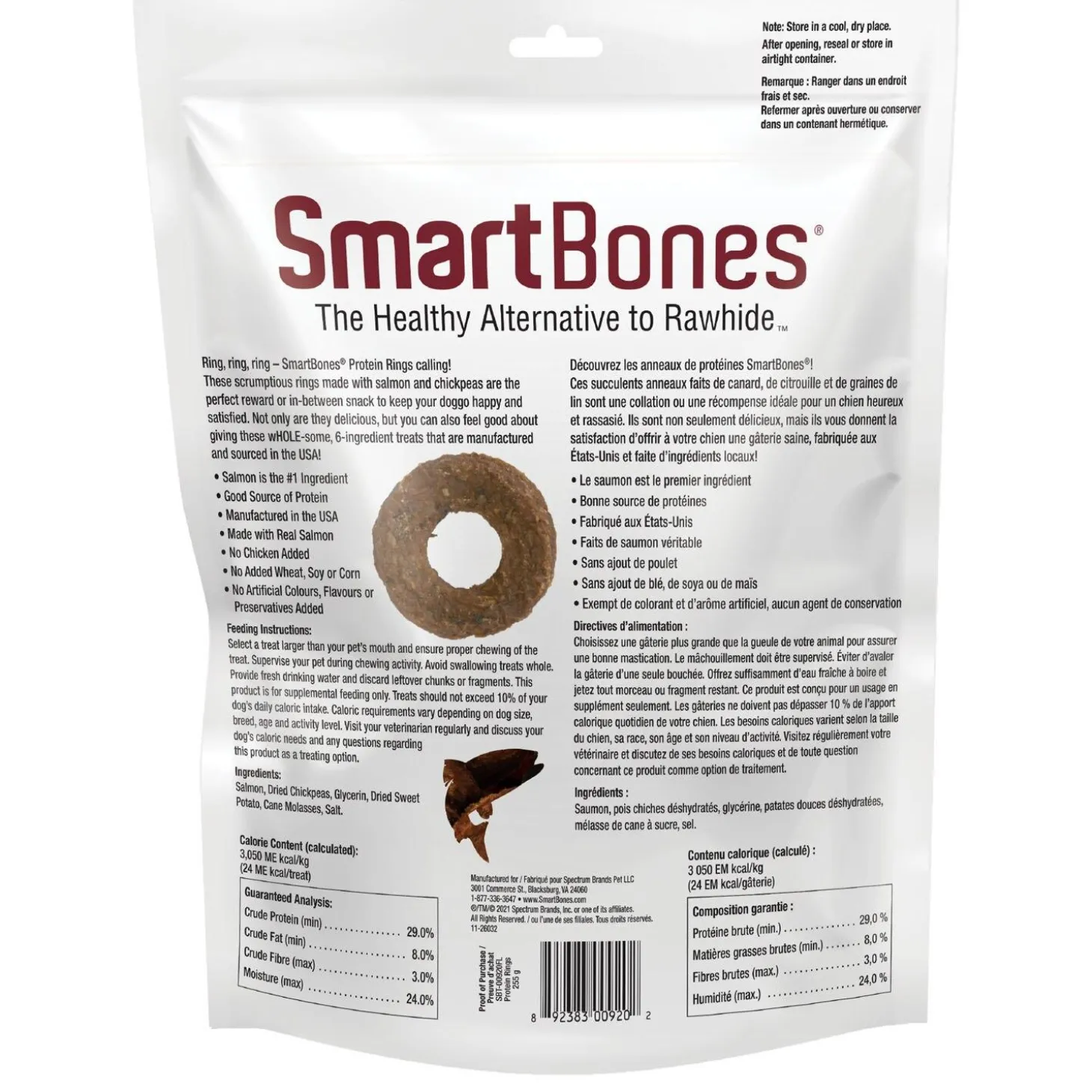 Protein Rings Salmon & Chickpeas Dog Treats
