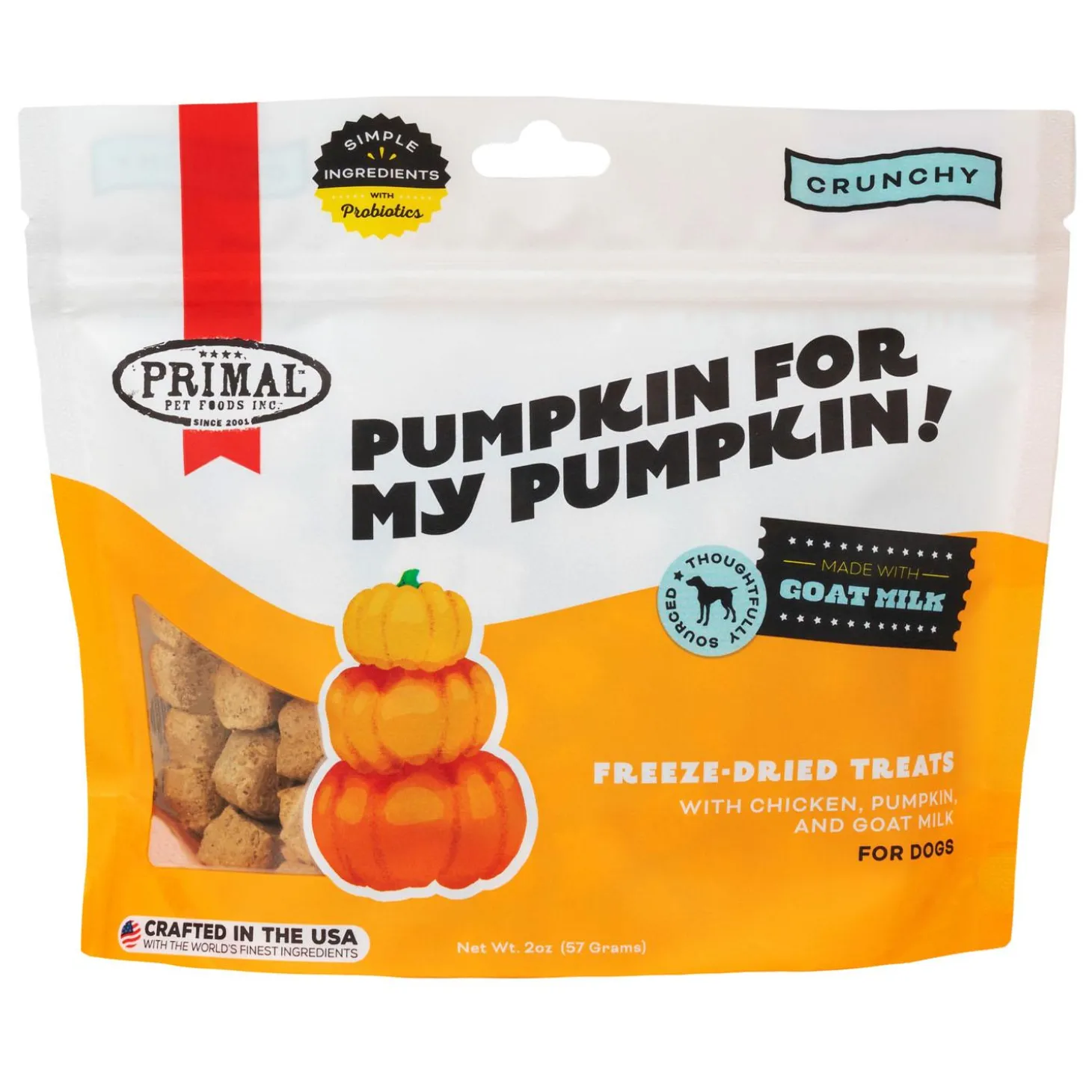 Pumpkin For My Pumpkin! Chicken, Pumpkin & Goat Milk Dog Treats