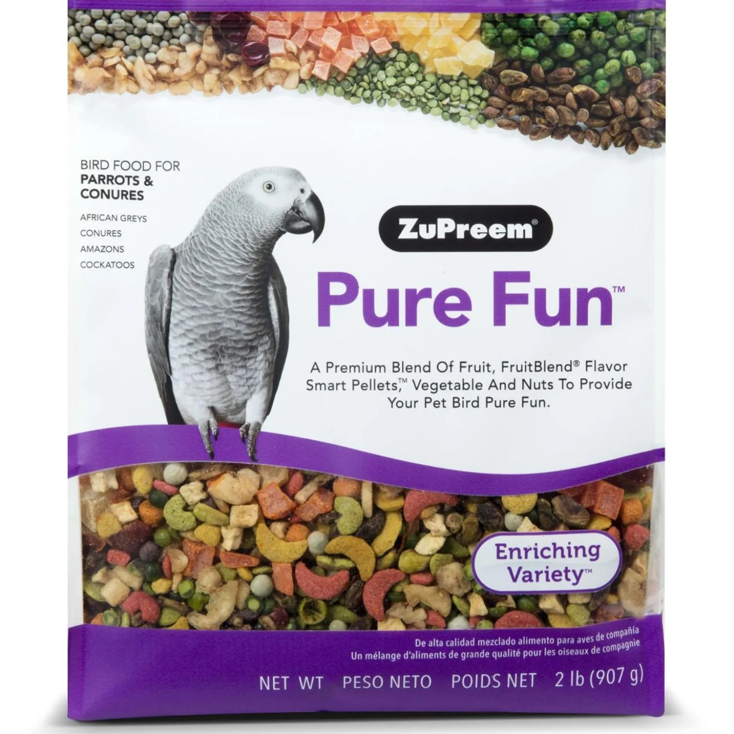Pure Fun Parrots & Conures Food