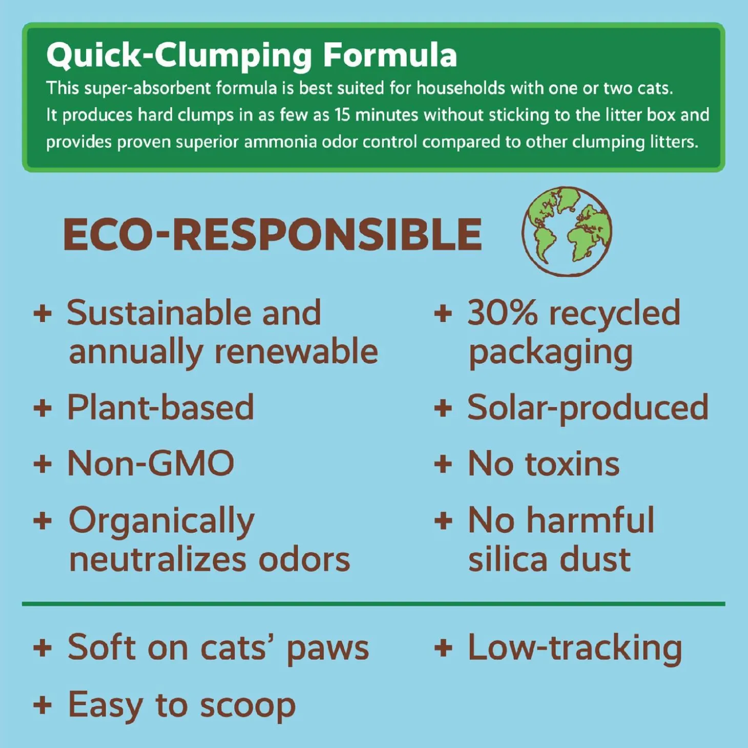 Quick Clumping Natural Cat Litter