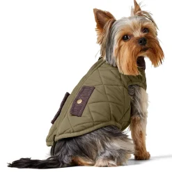 Quilted Green Vest