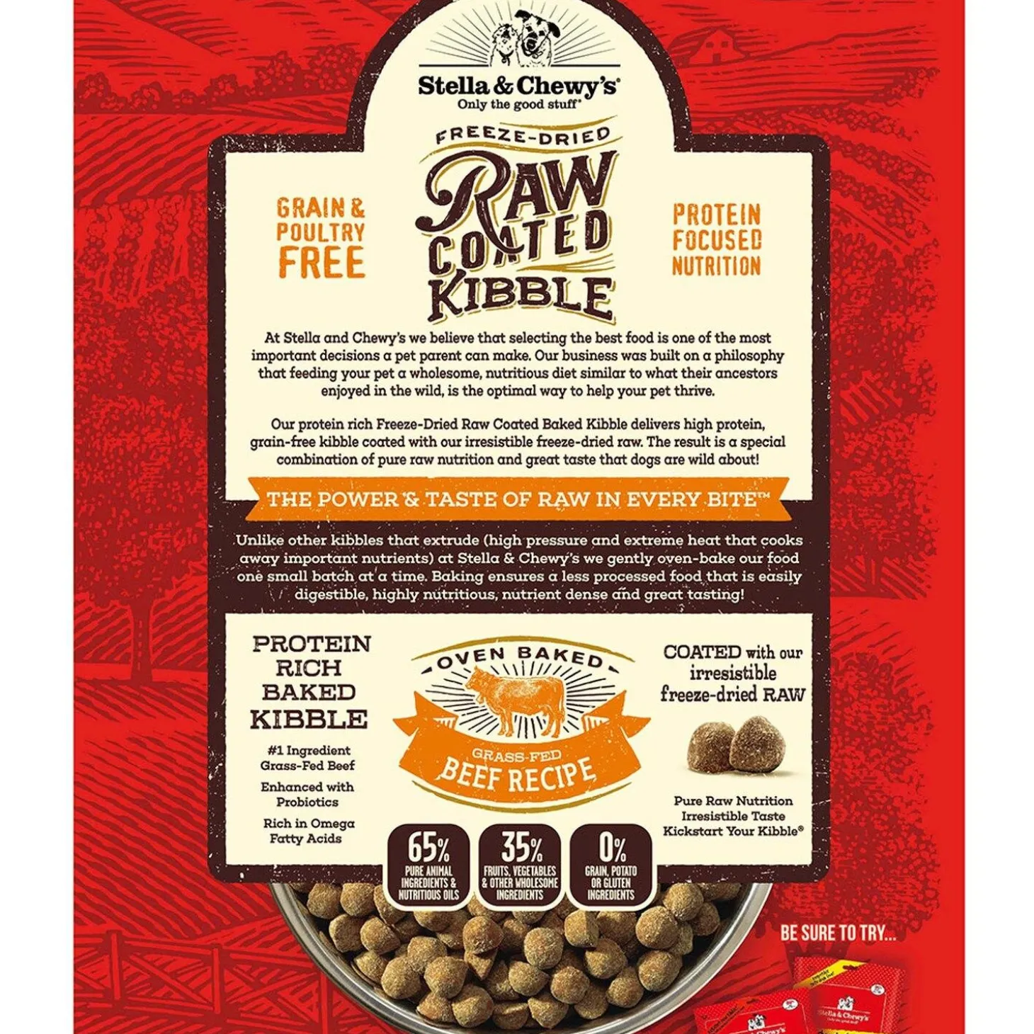 Raw Coated Beef Recipe Dog Food