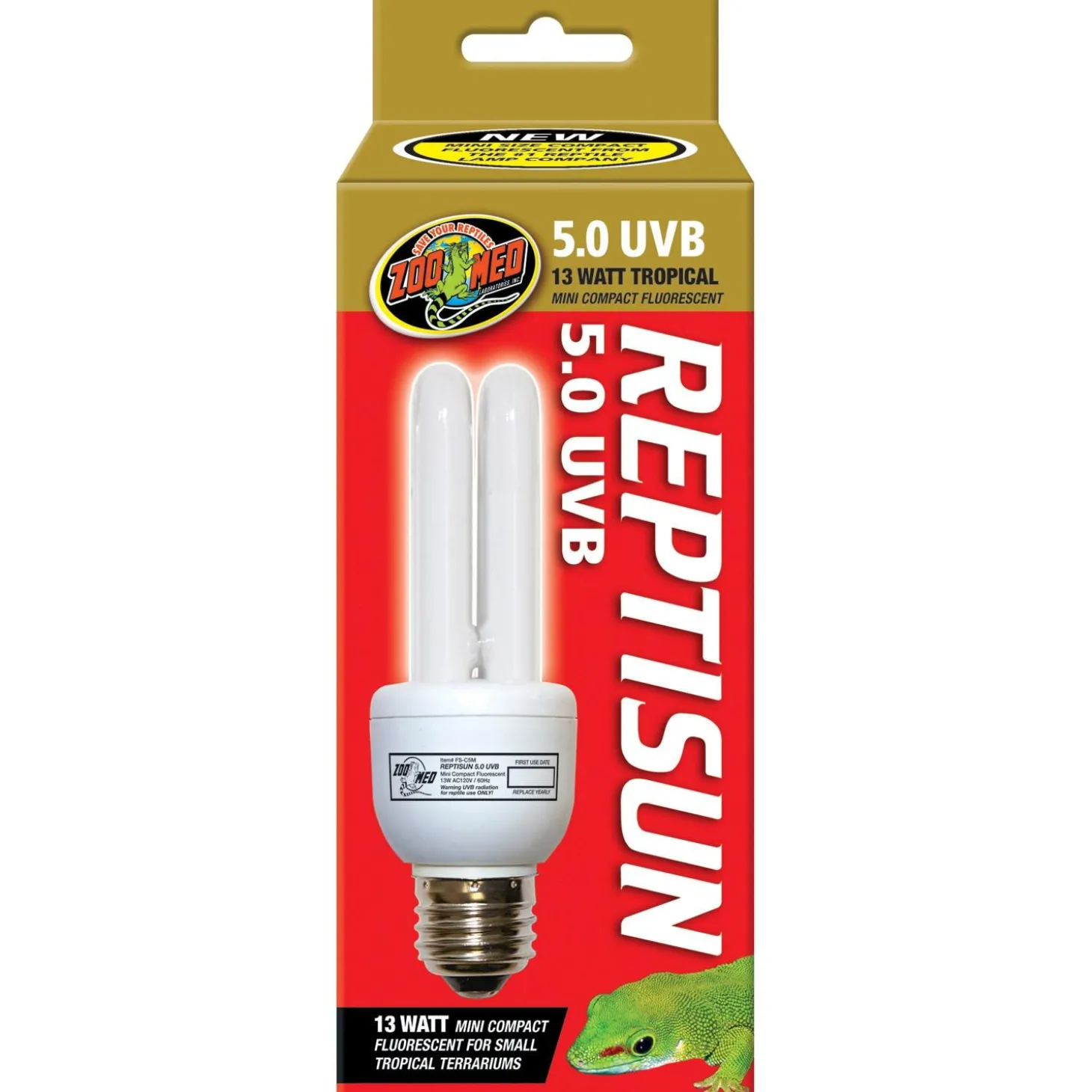 ReptiSun 5.0 Mini Compact Fluorescent