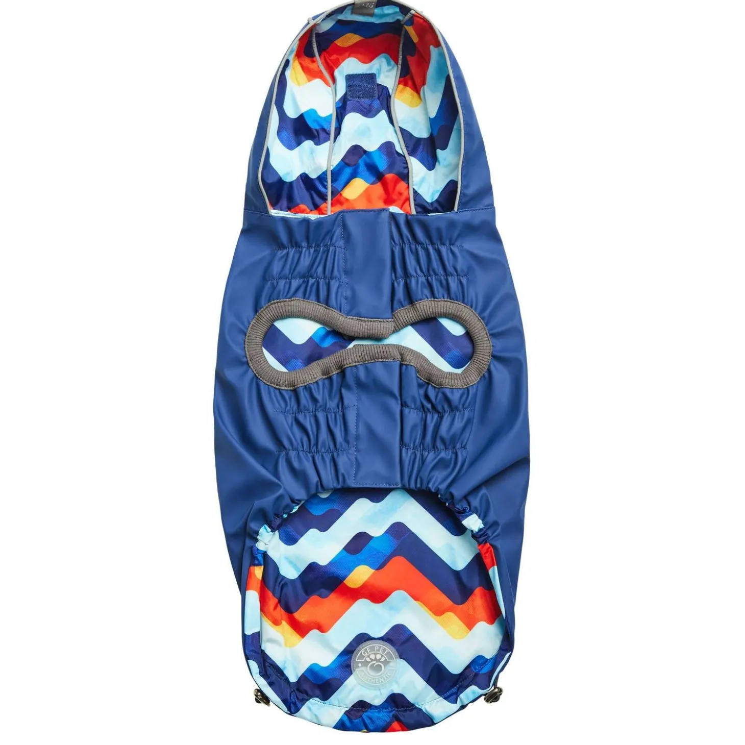 Reversible Elasto-Fit Navy Blue Raincoat