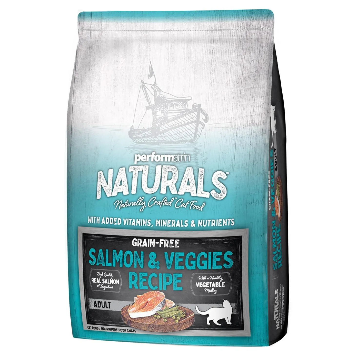 Salmon & Veggies Grain-Free Recipe Adult Cat Food