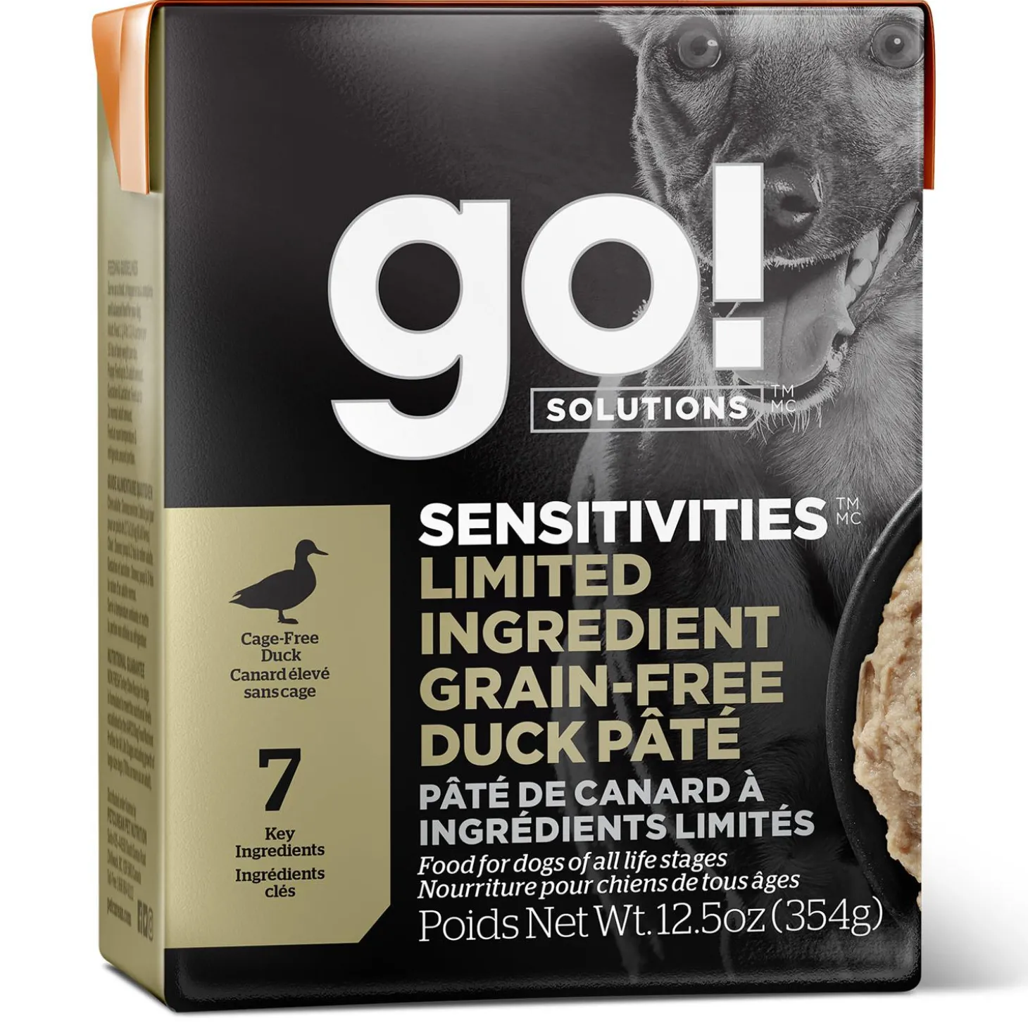 Sensitivities Limited Ingredient Grain-Free Duck Pate Recipe Dog Food