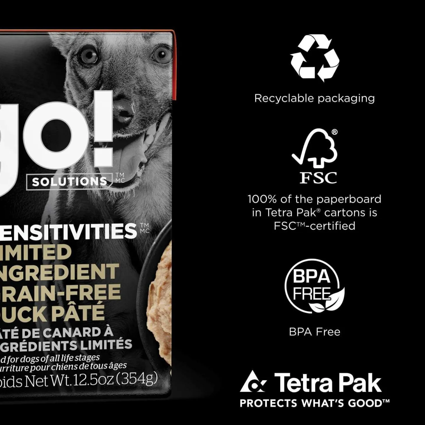 Sensitivities Limited Ingredient Grain-Free Duck Pate Recipe Dog Food
