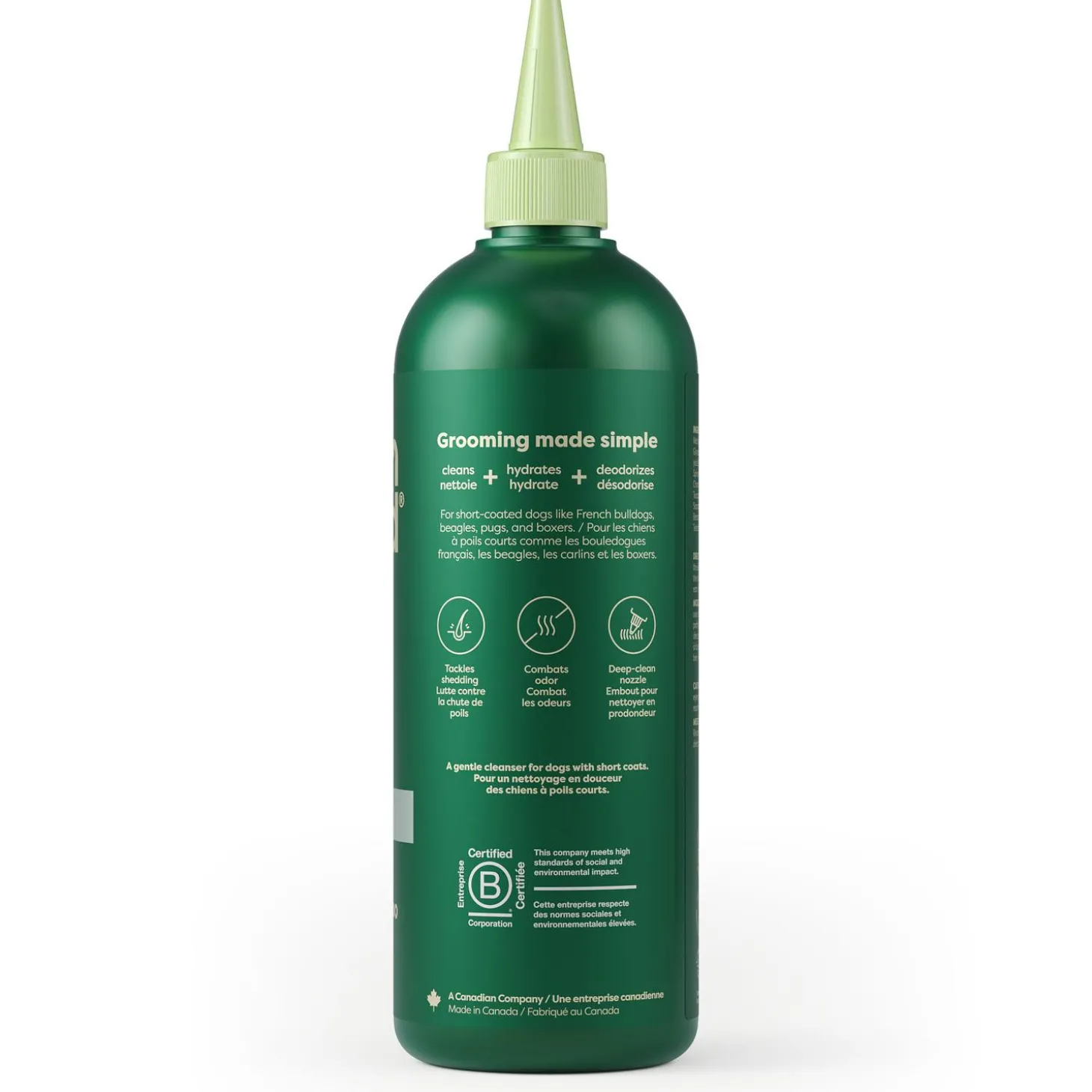 Short Coat 3-in-1 White Tea & Basil Dog Shampoo