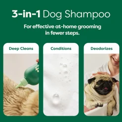 Short Coat 3-in-1 White Tea & Basil Dog Shampoo