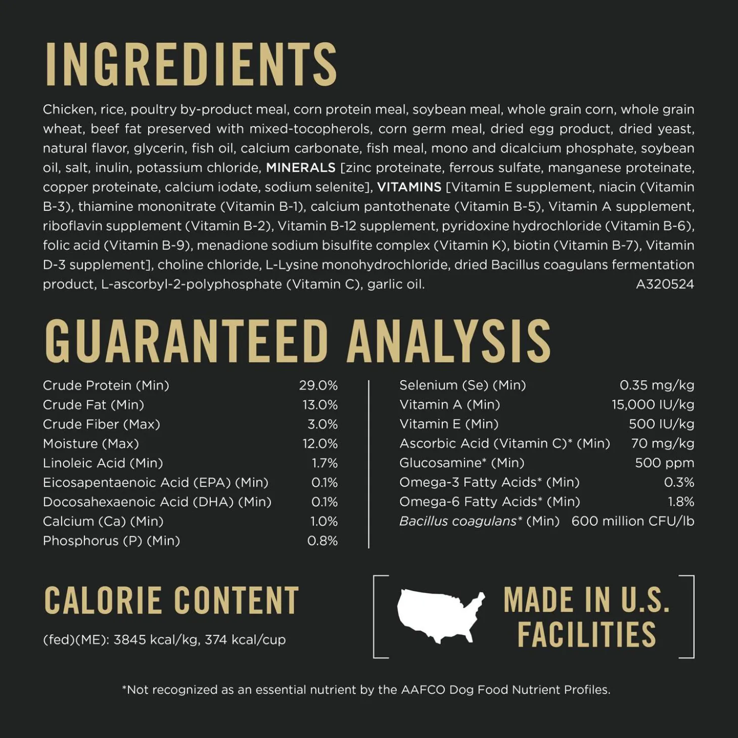 Shredded Blend Chicken & Rice Formula Large Breed Adult 7+ Dog Food