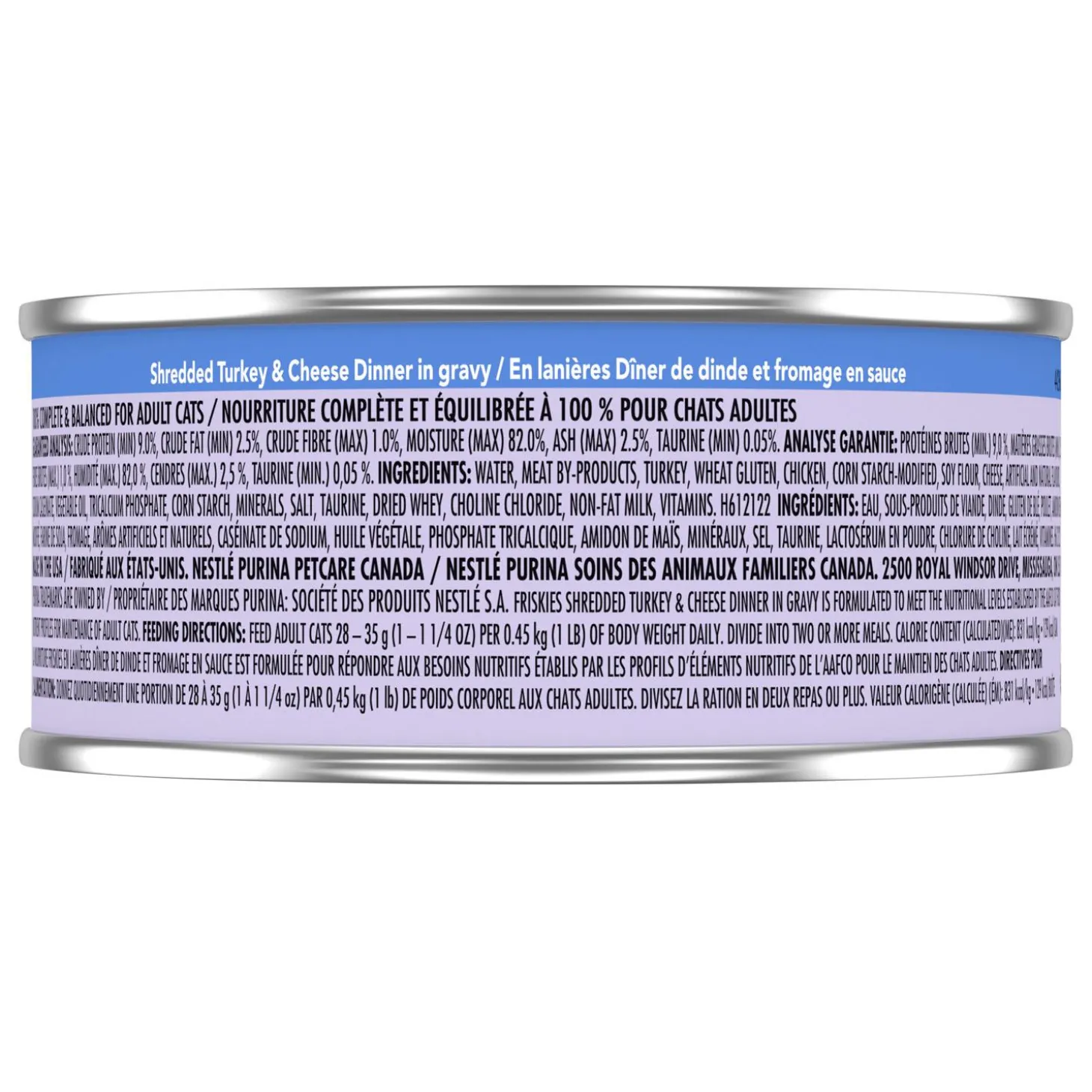 Shredded Turkey & Cheese Dinner Cat Food