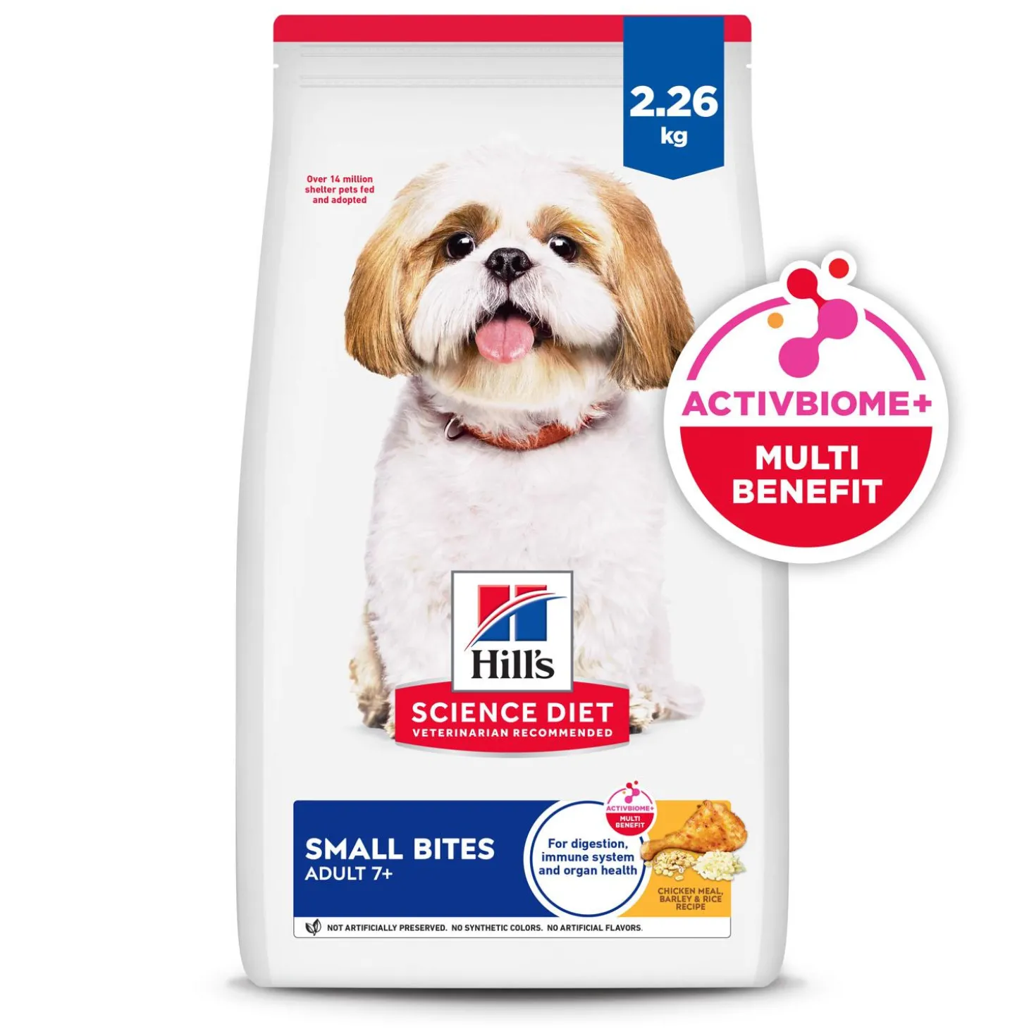 Small Bites Chicken Meal, Barley & Brown Rice Recipe Adult 7+ Dog Food
