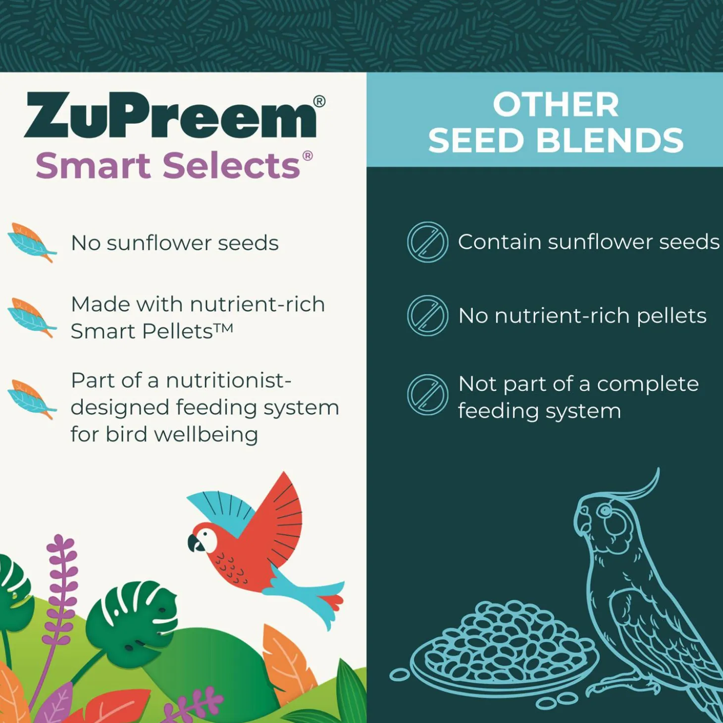 Smart Selects Large Bird Food
