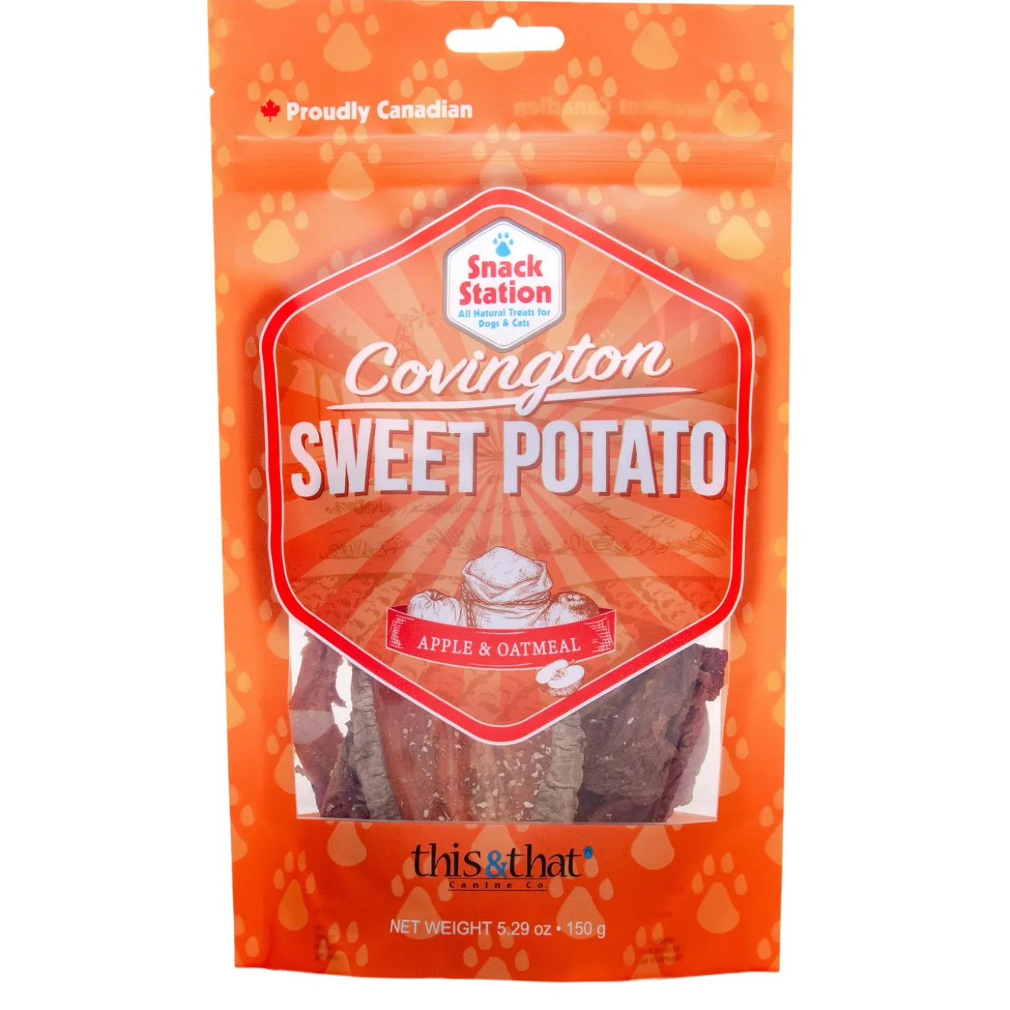 Snack Station Covington Sweet Potato Apple & Oatmeal Dog Treats