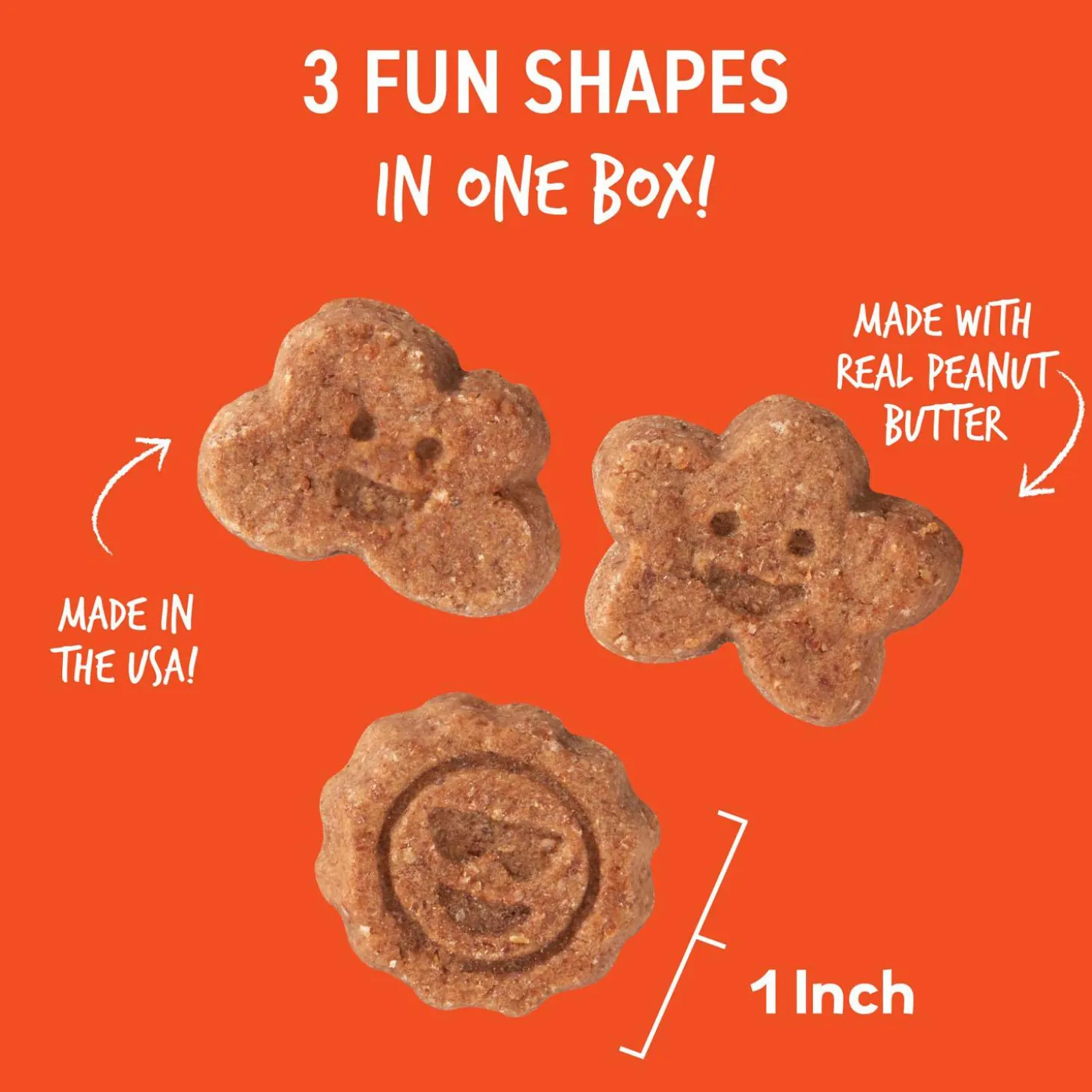 Soft Chews with Natural Creamy Peanut Butter Dog Treats