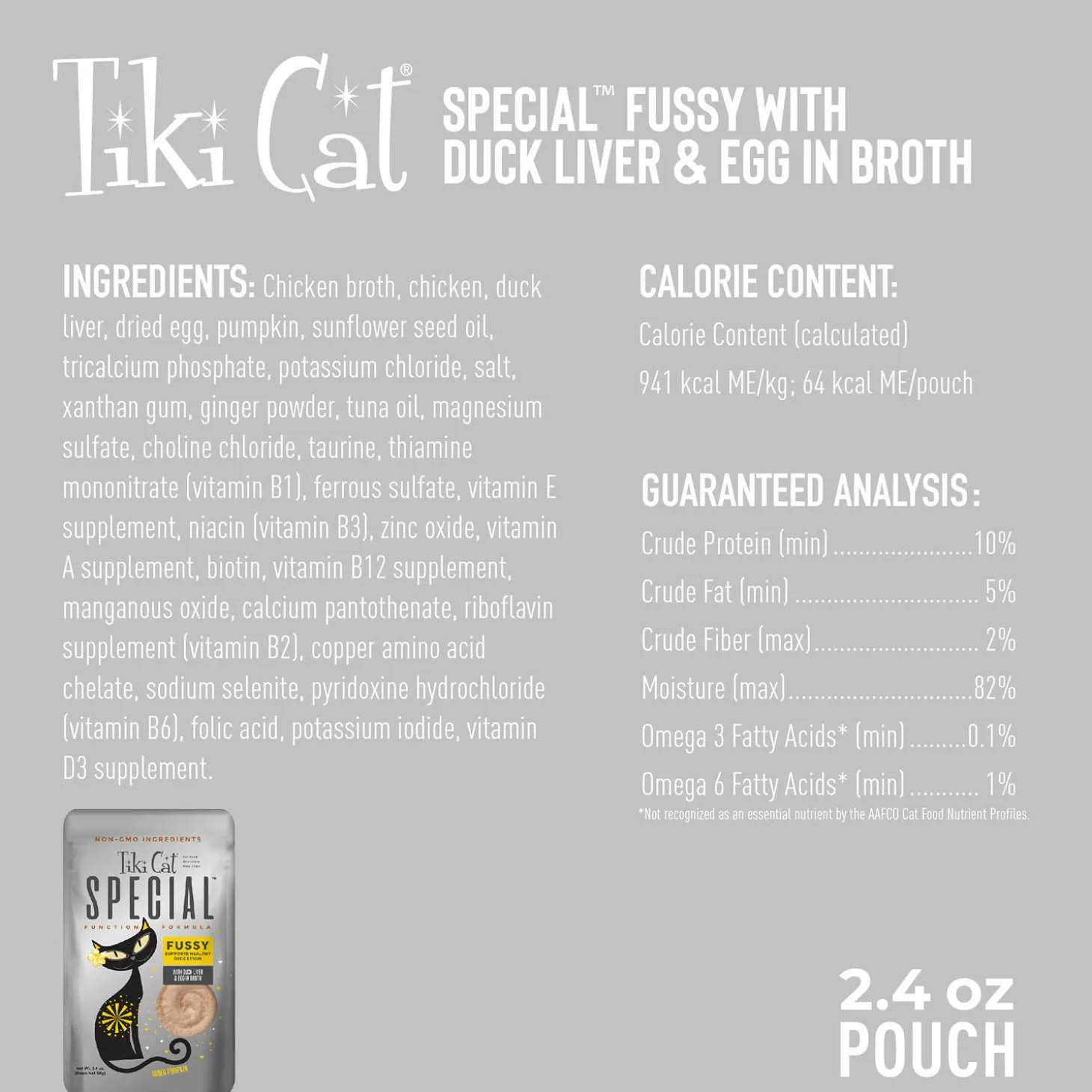Special FUSSY with Duck Liver & Egg in Broth Cat Food