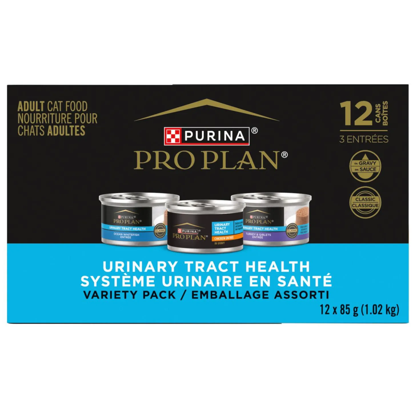 Specialized Urinary Tract Health Ocean Whitefish, Chicken, Turkey Variety Pack Adult Cat Food