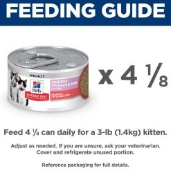 Specialty Sensitive Stomach & Skin Salmon & Vegetable Stew Kitten Cat Food
