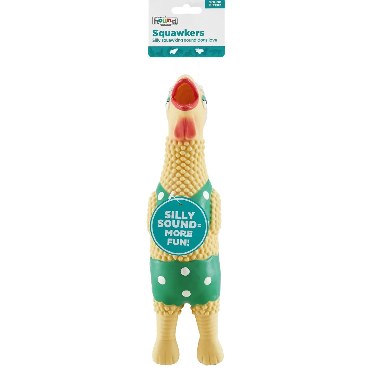 Squawker Grandma Chicken Dog Toy