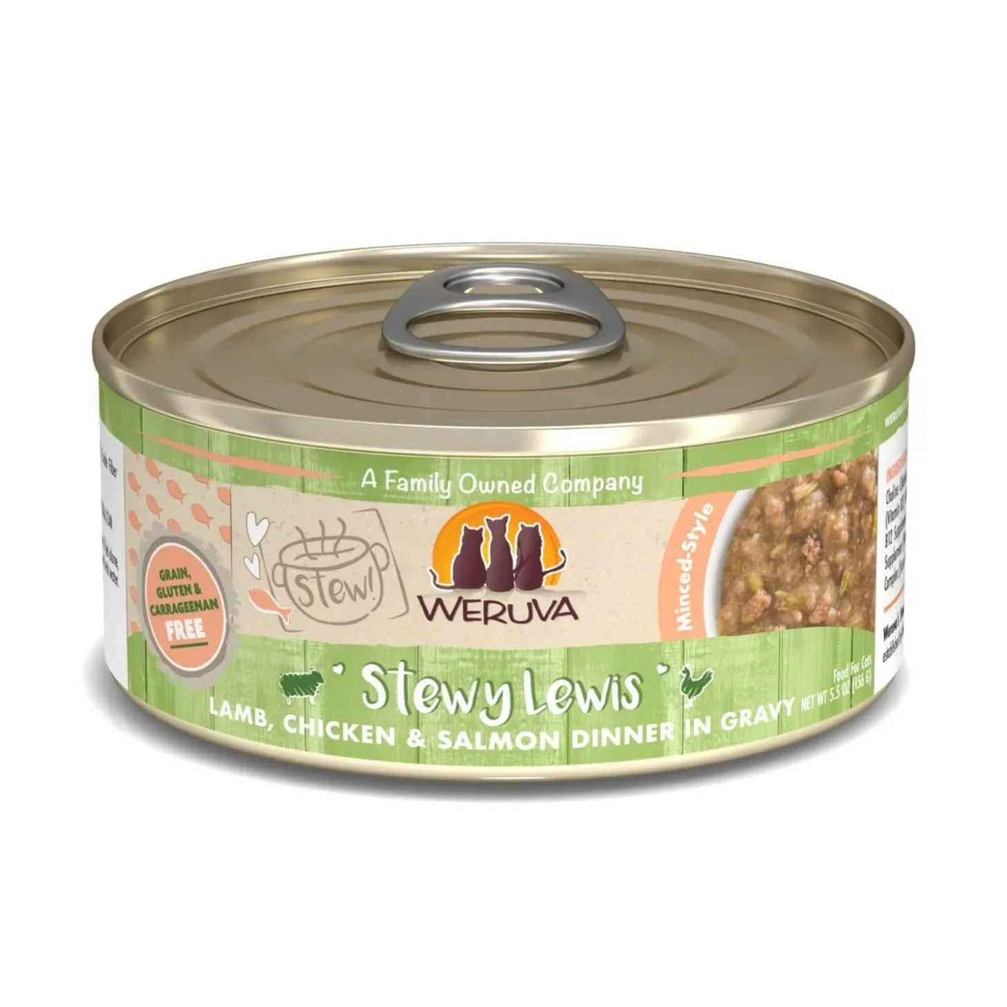 Stew! Stewy Lewis Lamb, Chicken & Salmon Dinner Cat Food