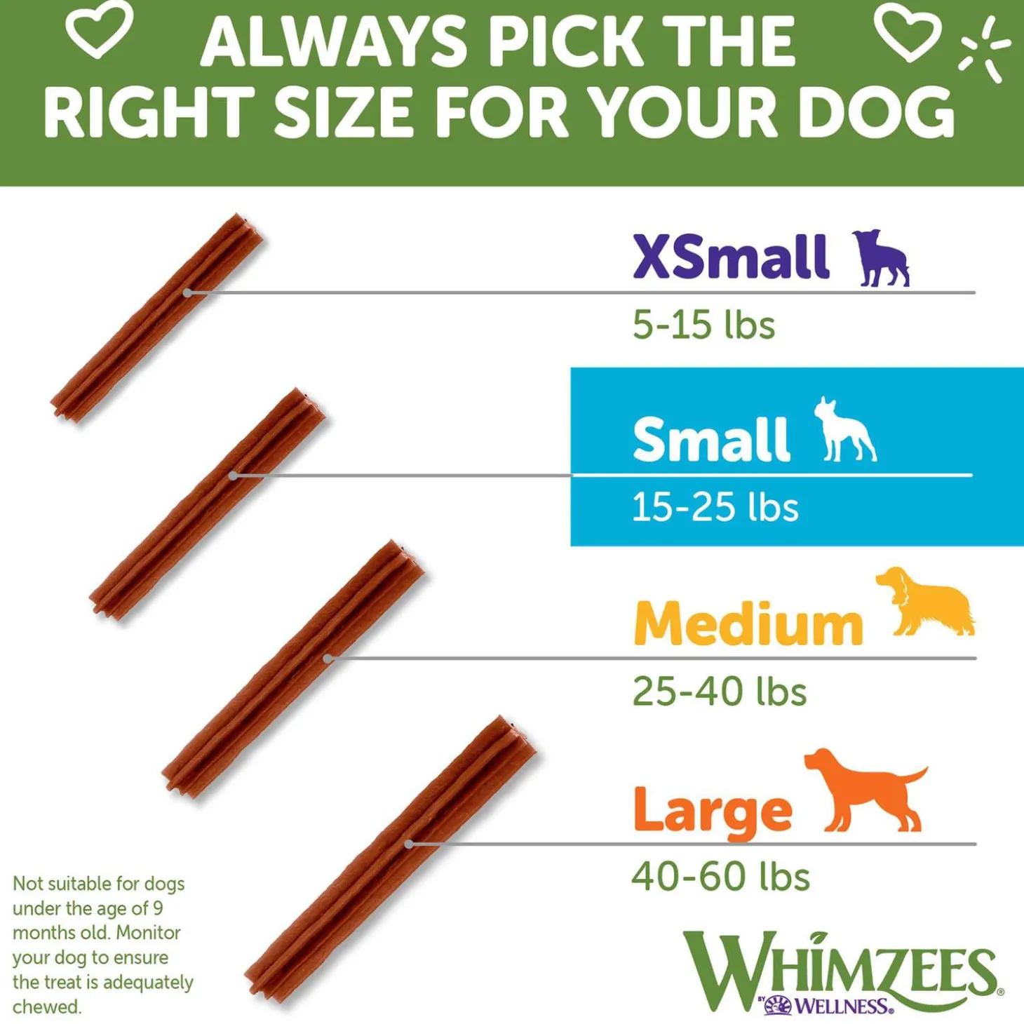 Stix Small Chews Dog Treats