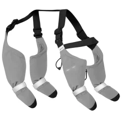 Suspender Short Grey Dog Boots