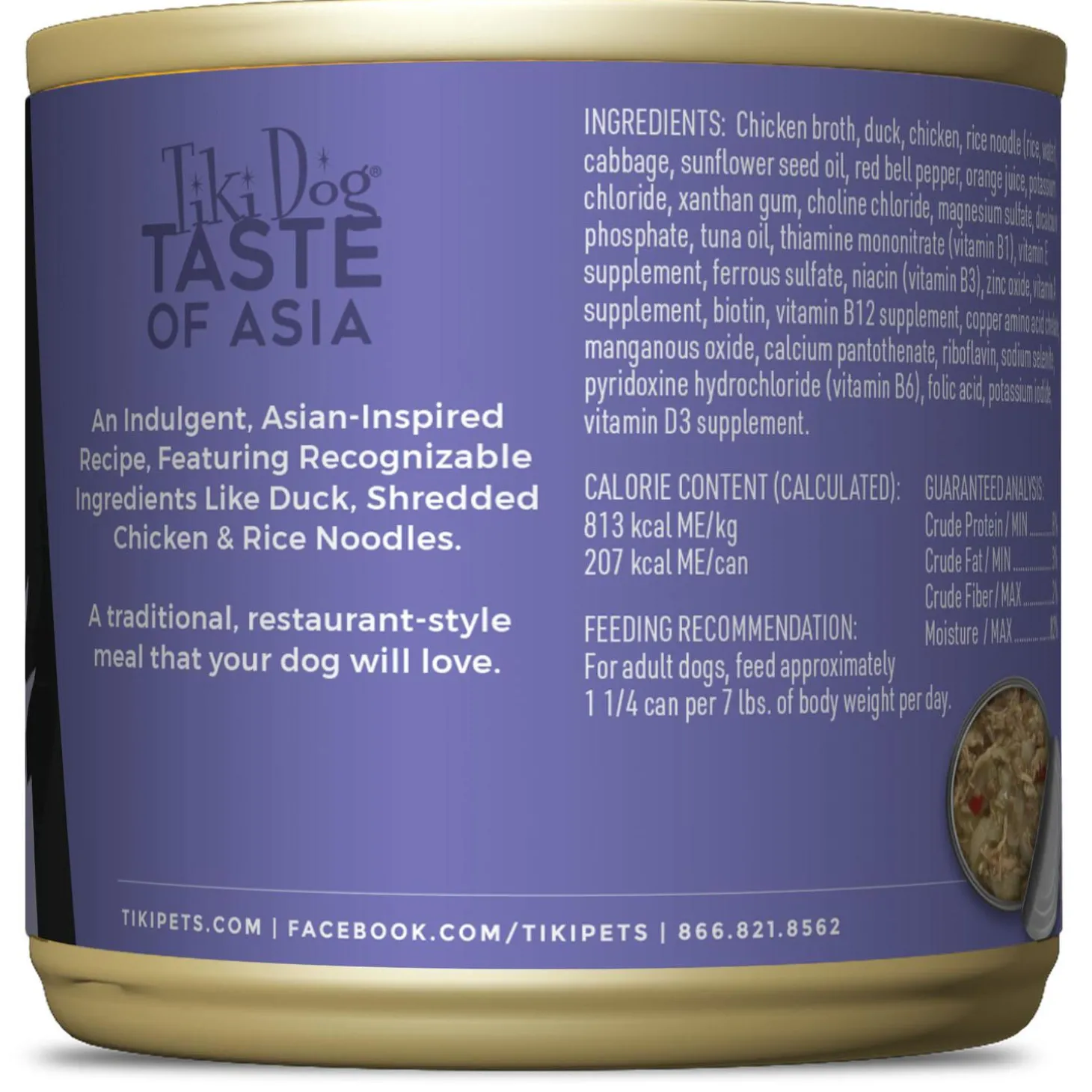Taste of Asia Peking Duck with Duck in Broth Adult Dog Food