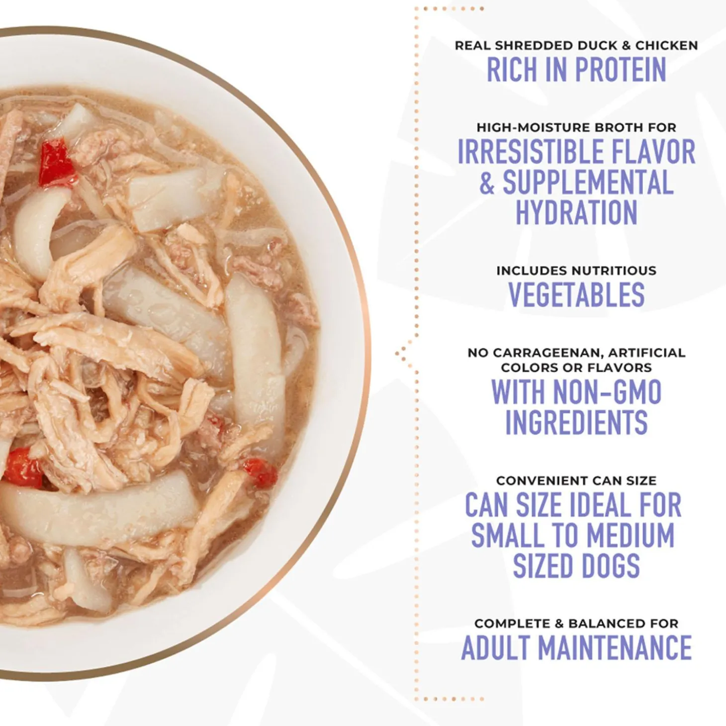Taste of Asia Peking Duck with Duck in Broth Adult Dog Food