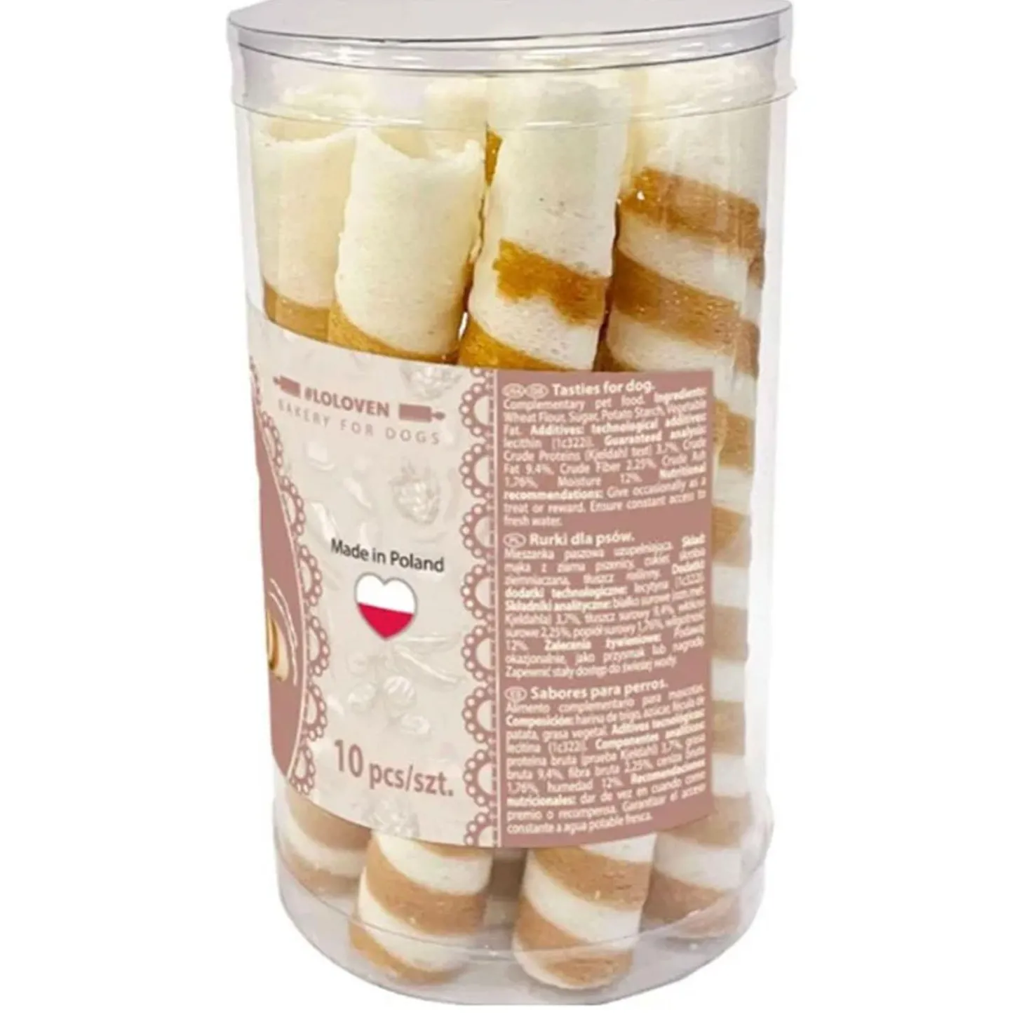 Tasties Waffle Straws Dog Treats