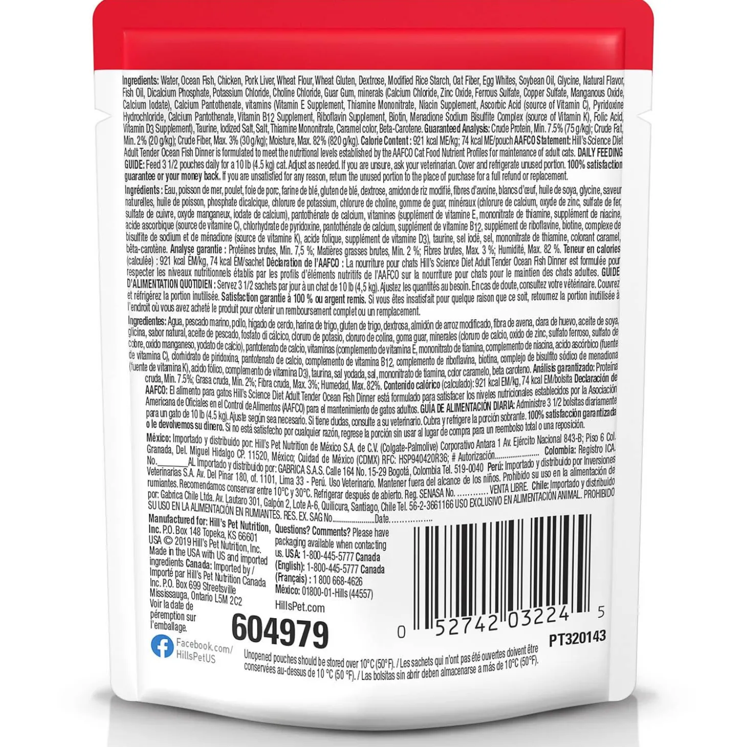 Tender Ocean Fish Dinner in Gravy Adult Cat Food