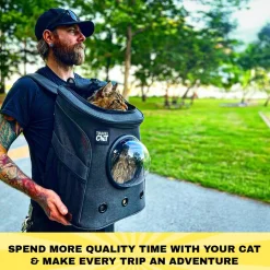 The Fat Cat Grey Backpack