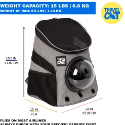 The Fat Cat Mini Grey Backpack