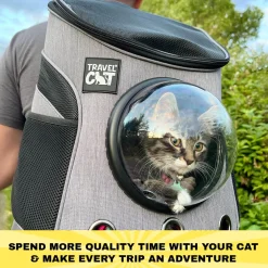 The Fat Cat Mini Grey Backpack