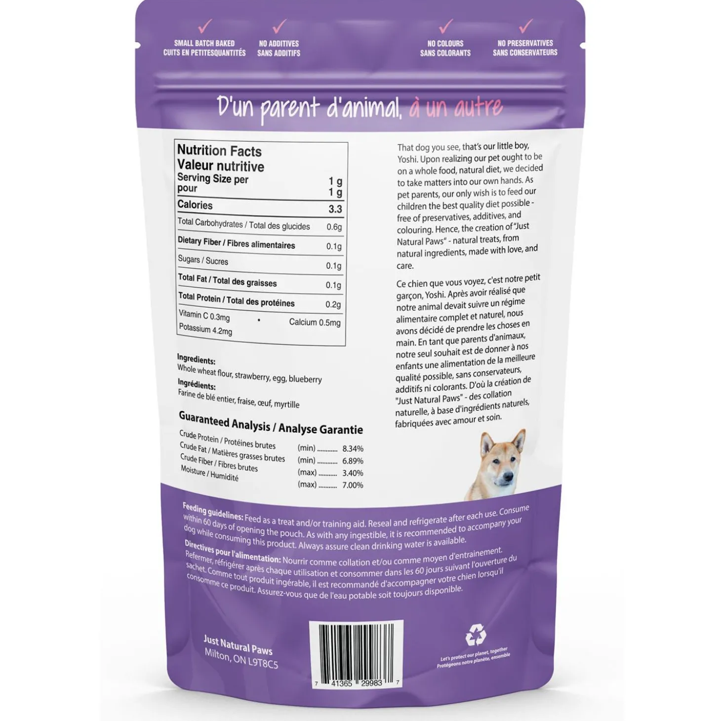Trainers Strawberry & Blueberry Dog Treats