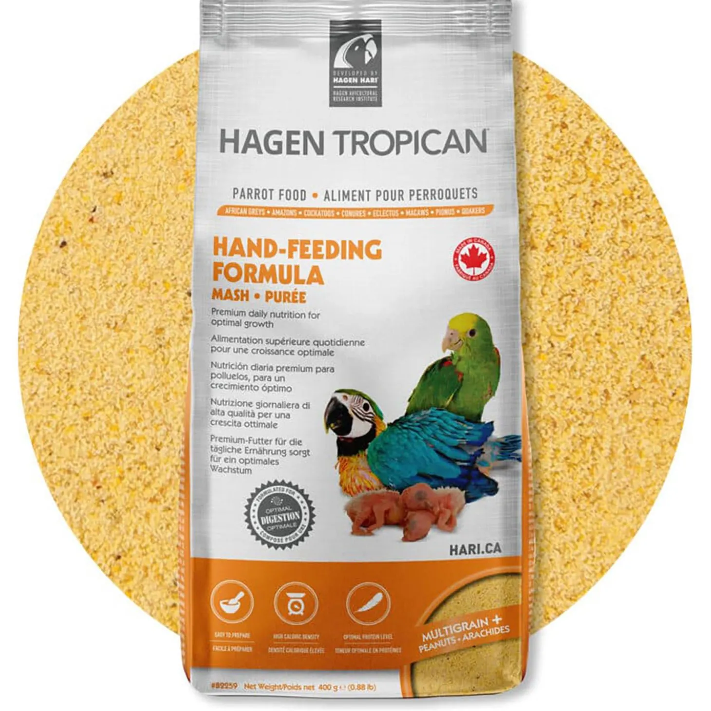 Tropican Hand-Feeding Formula Parrot Food