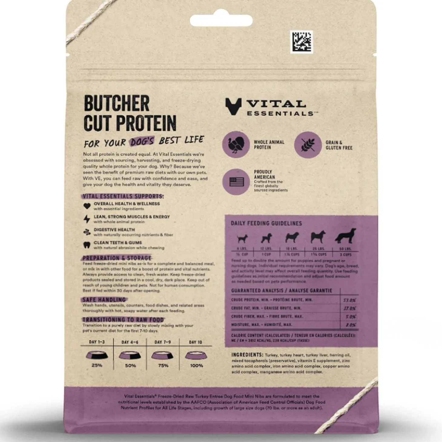 Turkey Entree Mini Nibs Dog Food
