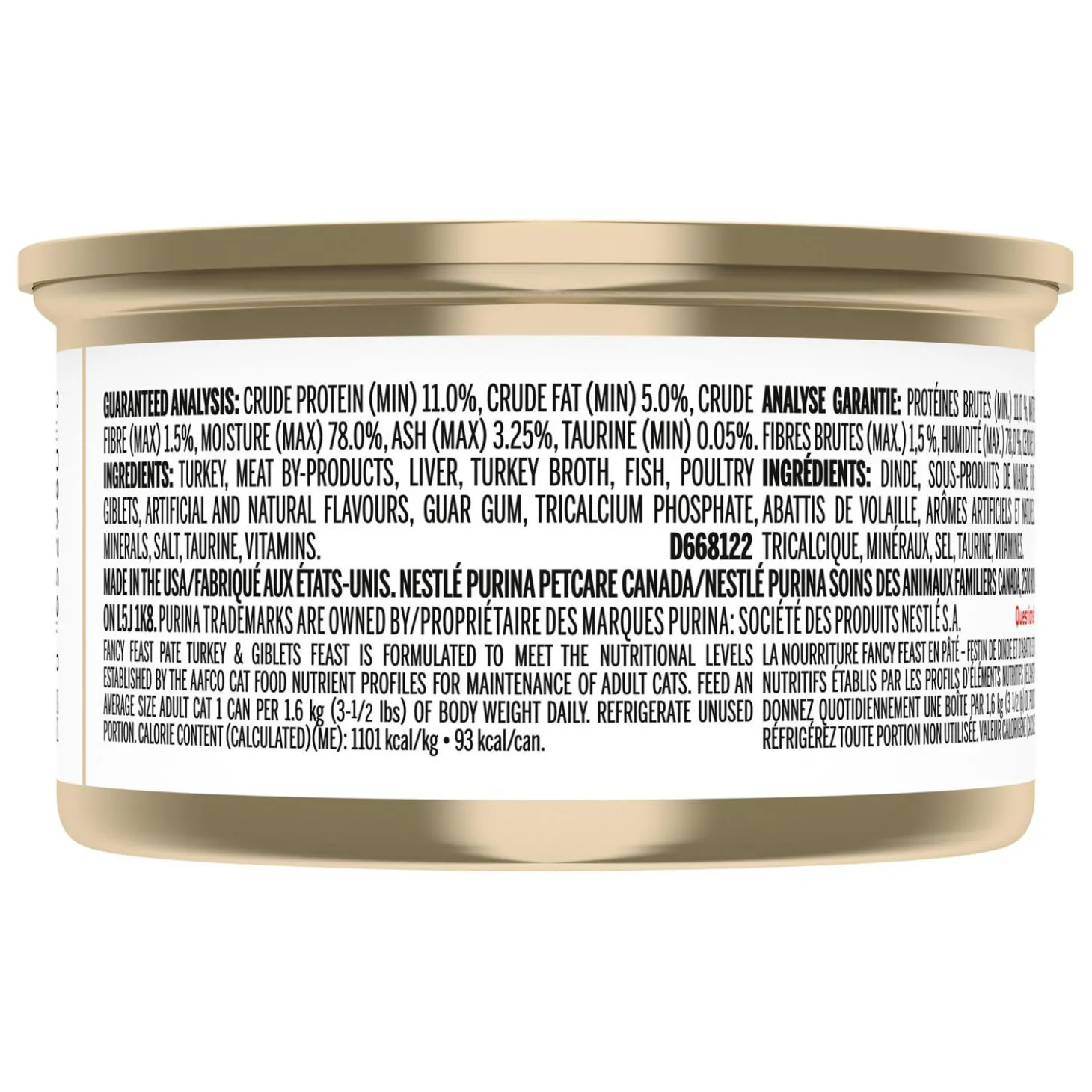 Turkey & Giblets Feast Pate Adult Cat Food