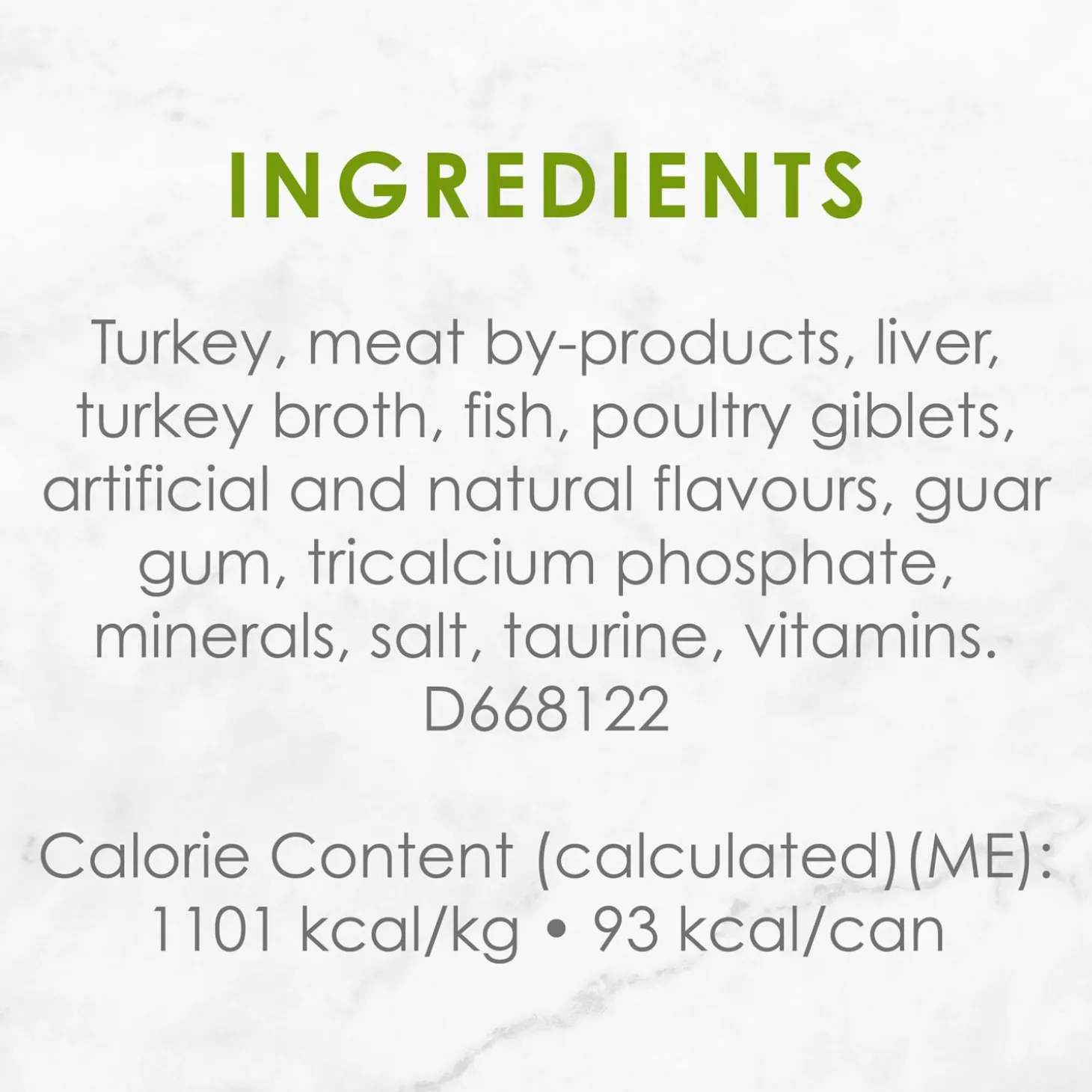 Turkey & Giblets Feast Pate Adult Cat Food