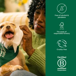 Unscented Hypoallergenic Dog Grooming Wipes