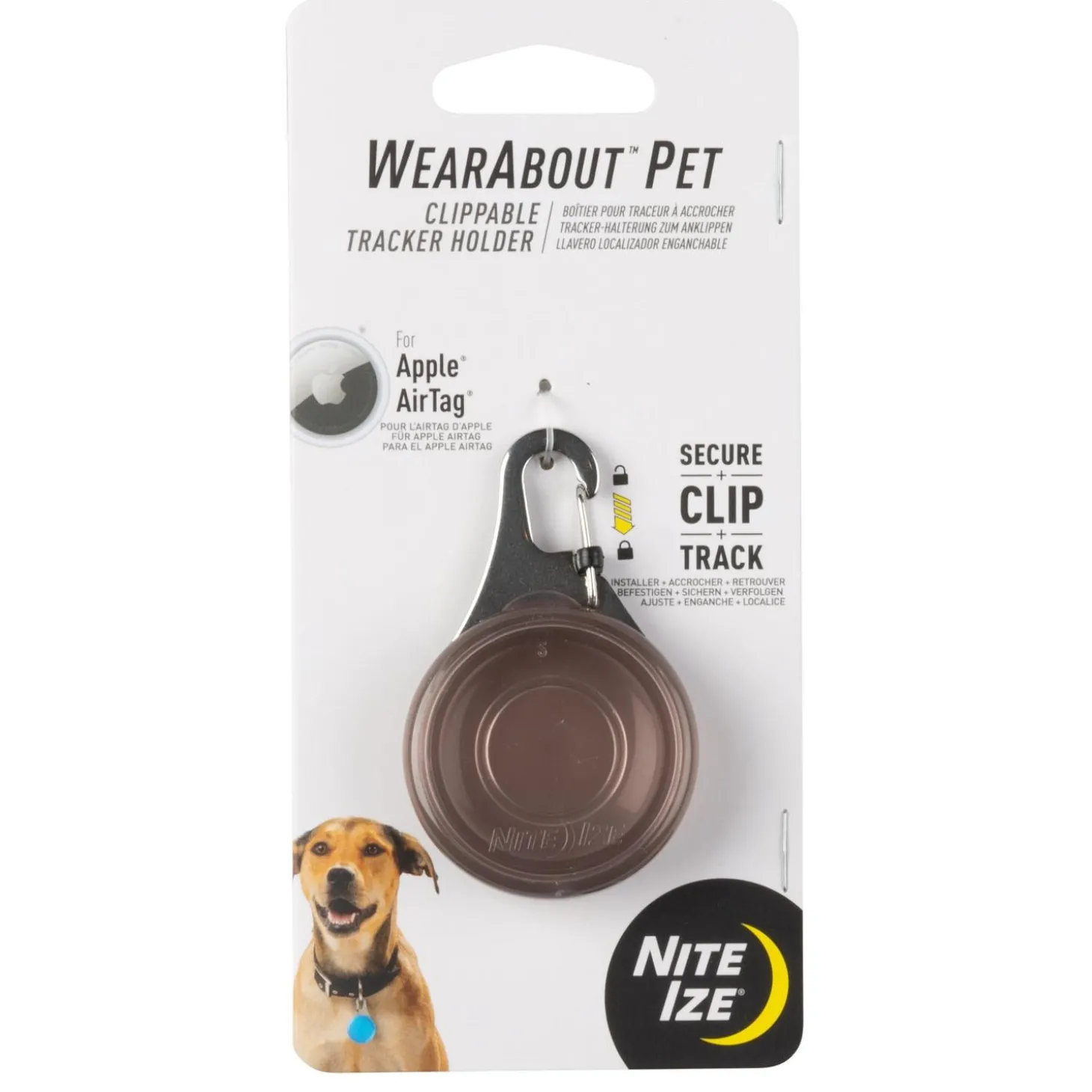 WearAbout Grey Clippable Tracker Holder