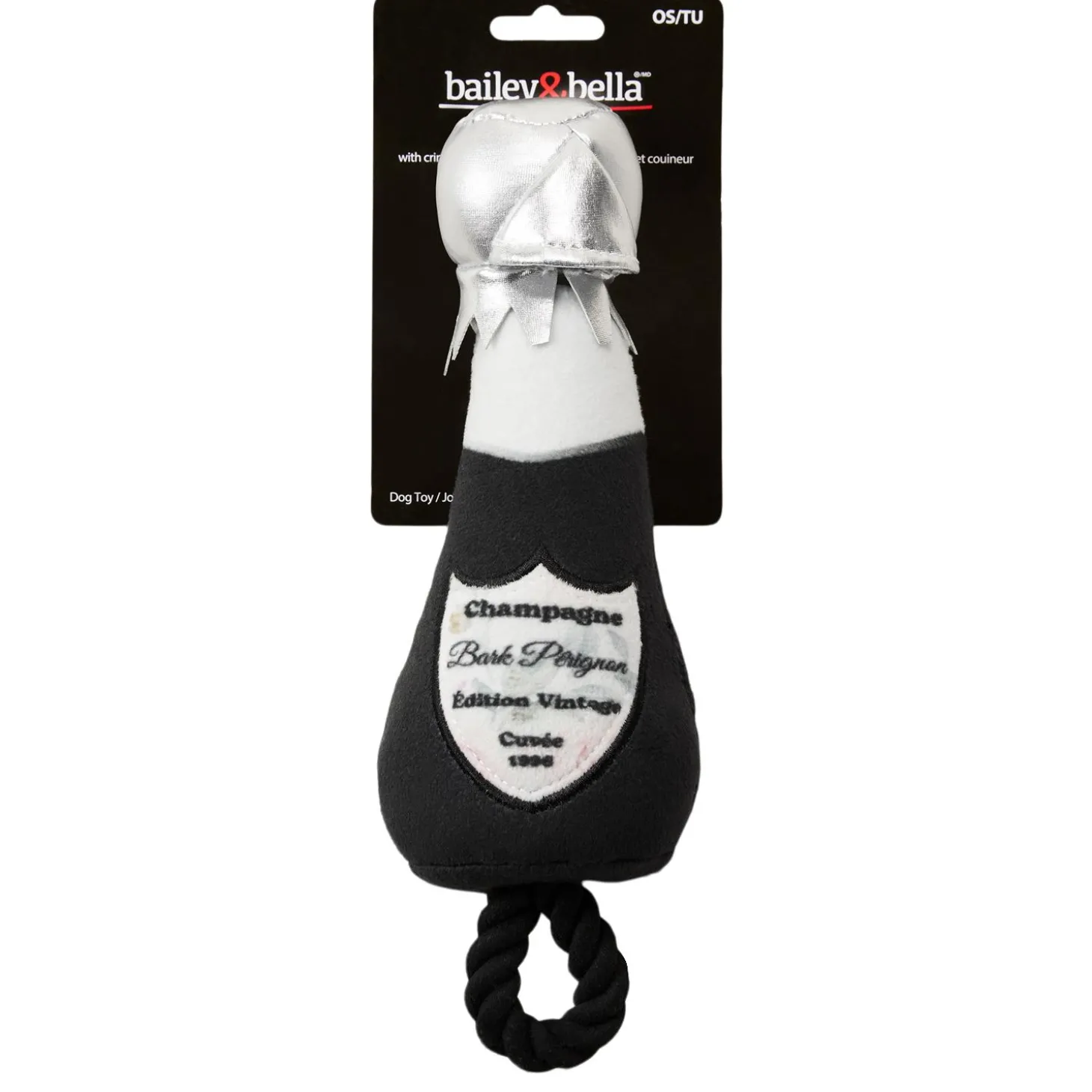 Wedding Champagne Popper Dog Toy