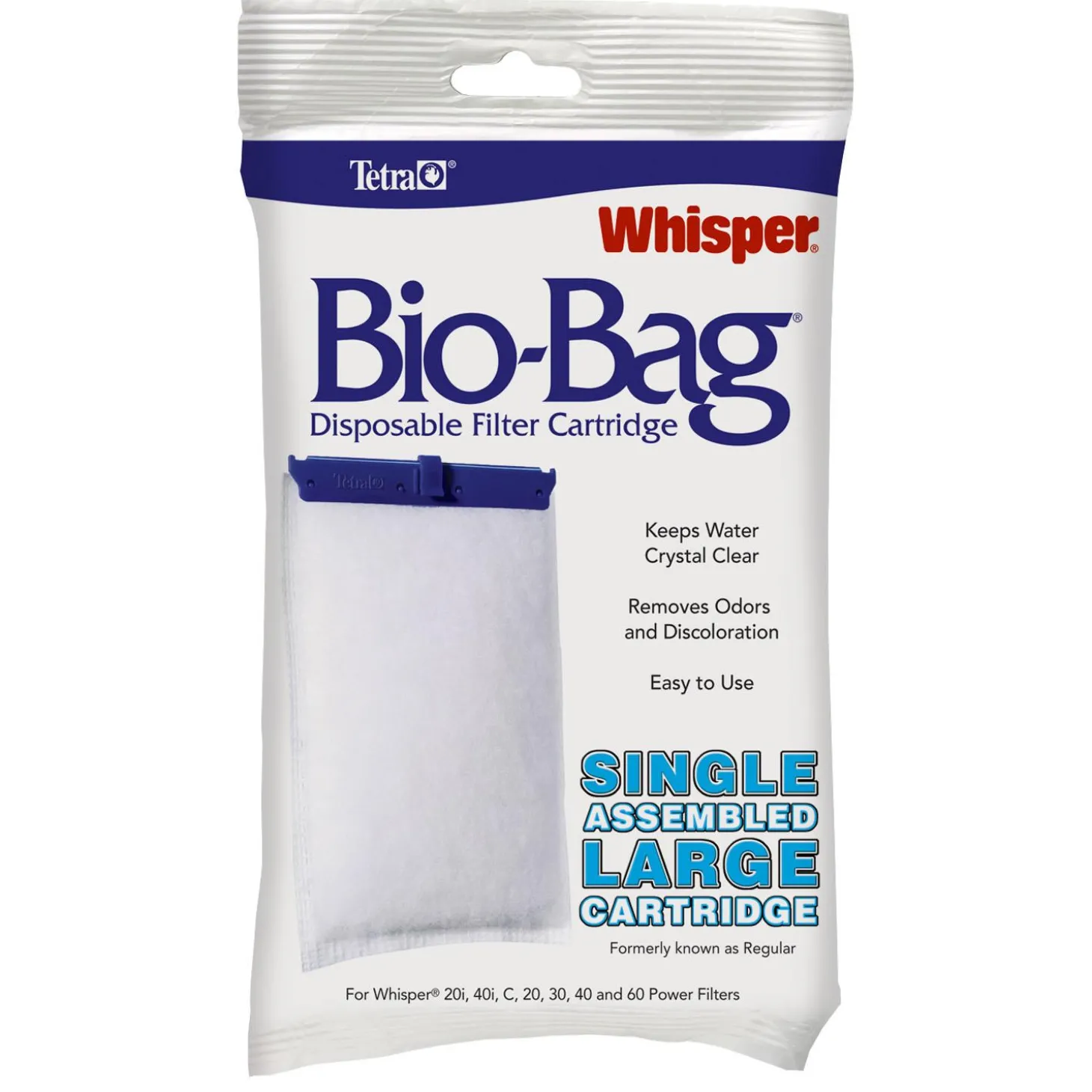 Whisper Assembled Bio-Bag Filter Large Cartridges