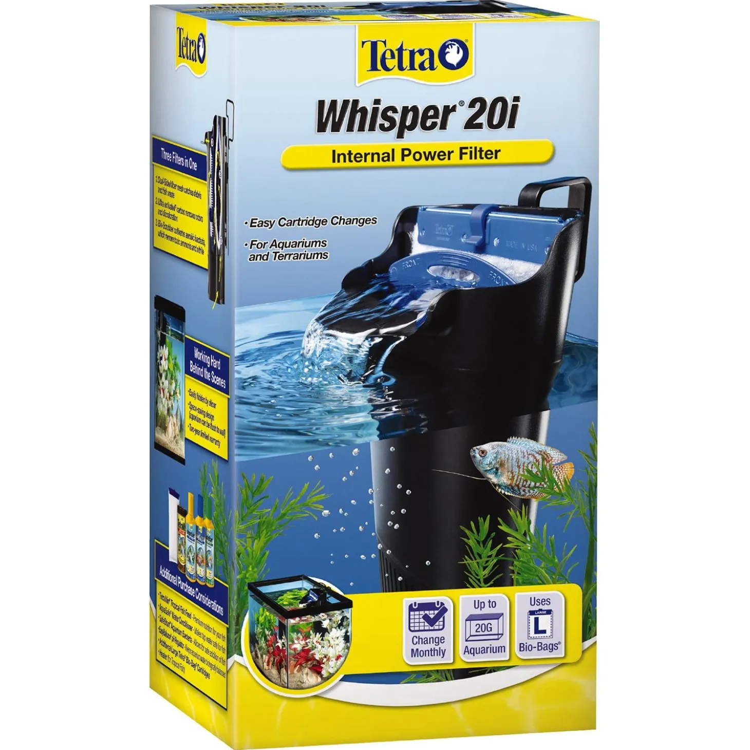 Whisper 20i Gallon Internal Power Filter