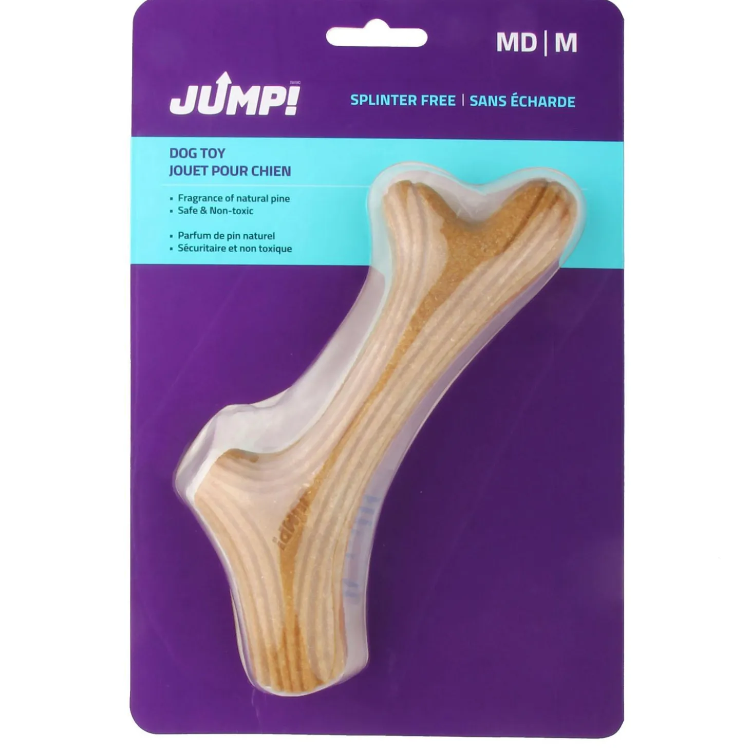 Wood Antler Dog Toy