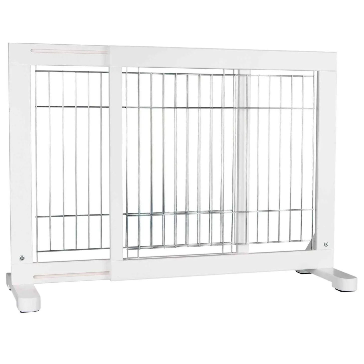 Wooden White Pet Gate